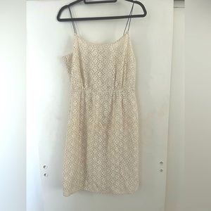 TAGS ON J. Crew cream lace dress size 10